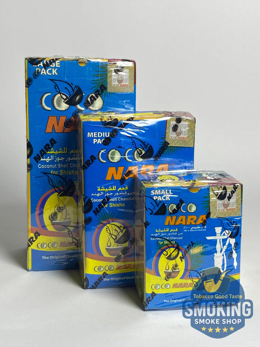 Coco Nara Shisha charcoal فحم كوكو ناره مكعبات