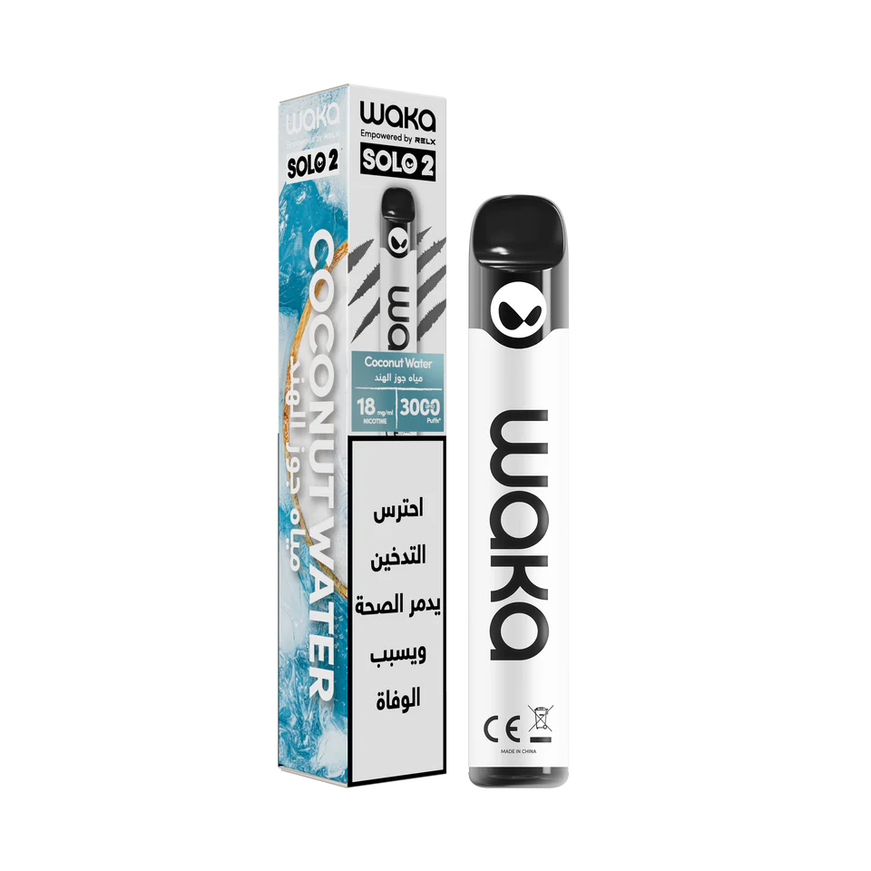 WAKA SOLO2 3k puffs بود واكا سولو 3 الاف سحبة سموكنج شوب