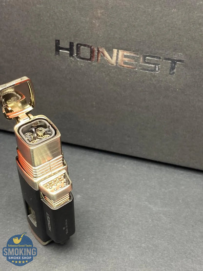 HONEST Cigar Gift Set - طقم سيجار اونست قاطع مع ولاعة سيجار طورش رباعية