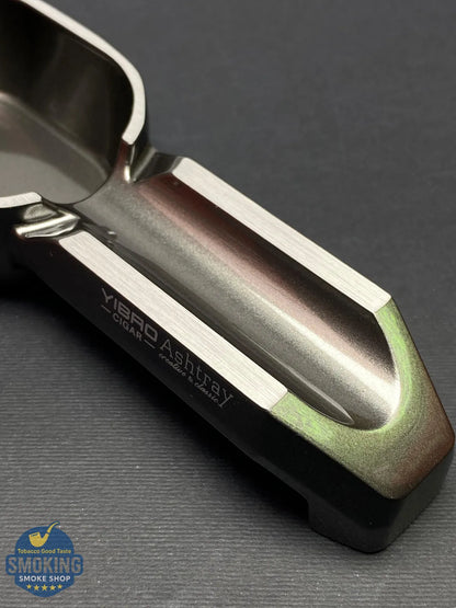 منفضة سيجار معدنية محمولة (موضع واحد) | Portable Metal Single Cigar Ashtray (1 Rest)