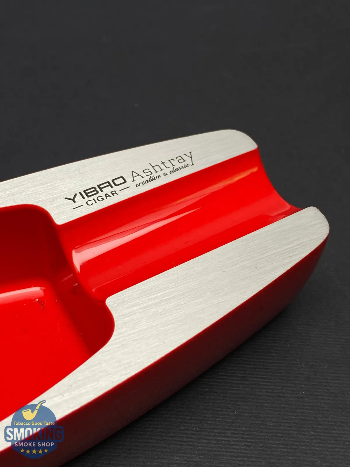 منفضة سيجار معدنية مستطيلة (موضع واحد) | JIFENG / YIBO Single Cigar Ashtray (1 Rest)