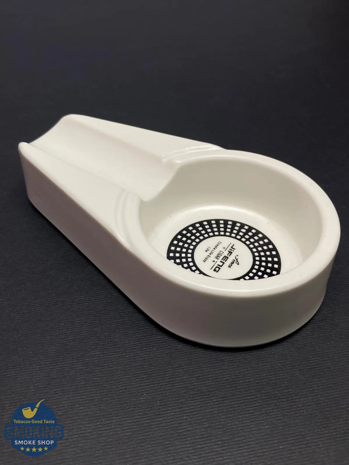 منفضة سيجار سيراميك فردية (موضع واحد) | Single Cigar Ashtray (1 Rest)