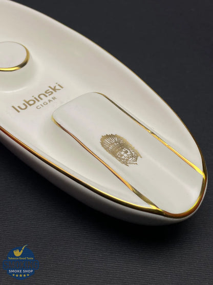 منفضة سيجار سيراميك من لوبينسكي (موضع واحد) | LUBINSKI Single Cigar Ceramic Ashtray