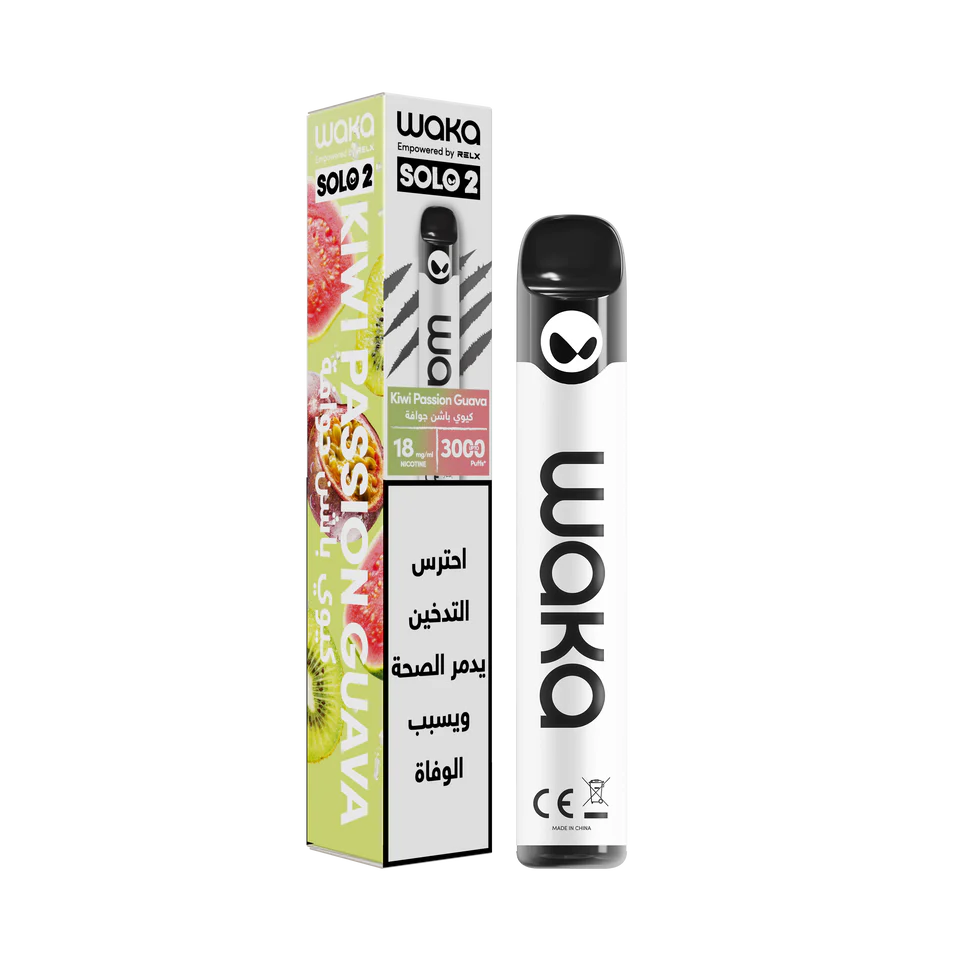 WAKA SOLO2 3k puffs بود واكا سولو 3 الاف سحبة سموكنج شوب