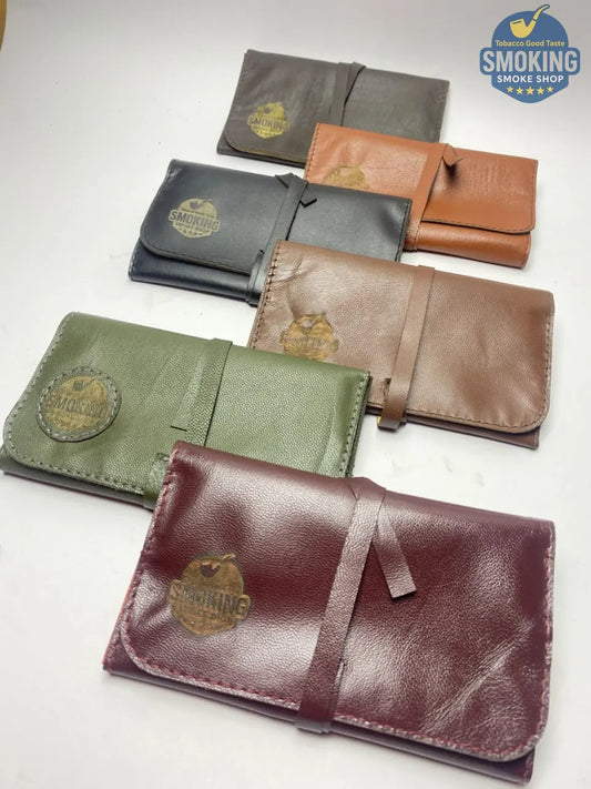 🐐 Genuine Leather Tobacco Pouch — جراب تبغ وعدة لف مصنوع من جلد ماعز مصري طبيعي 100%