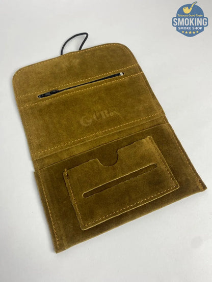 Leather tobacco pouch جراب عدة تبغ وسجاير لف جلد شمواه سادة بالتة الوان مختلفة ومميزة 