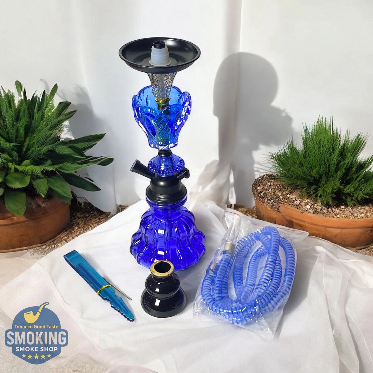 Malek Elzaman Mini Colored Fatota 32 CM shisha -  ملك الزمان ميني فطوطة شيشة 32 سم الوان