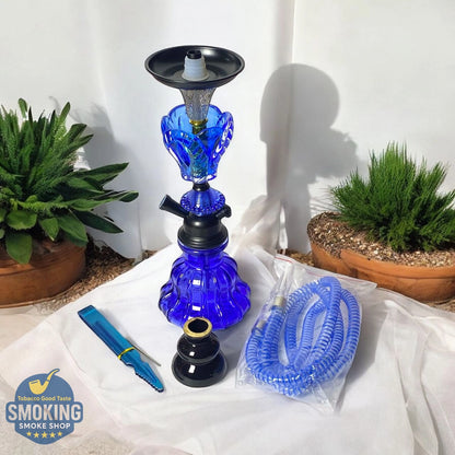 Malek Elzaman Mini Colored Fatota 32 CM shisha -  ملك الزمان ميني فطوطة شيشة 32 سم الوان
