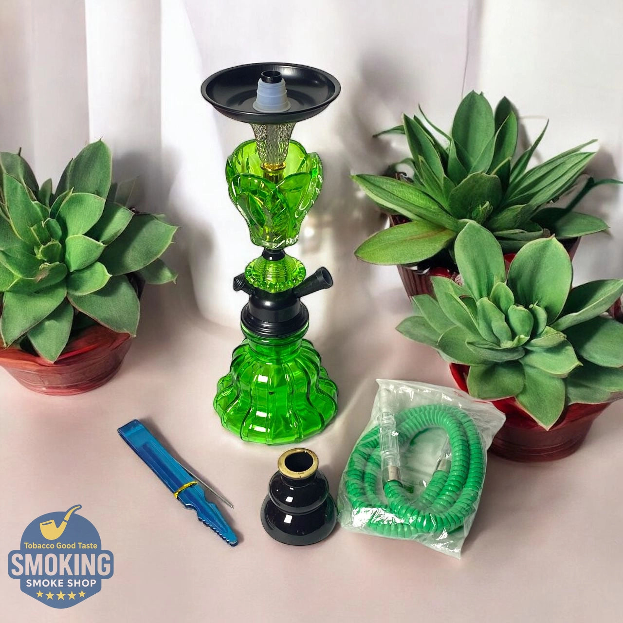 Malek Elzaman Mini Colored Fatota 32 CM shisha -  ملك الزمان ميني فطوطة شيشة 32 سم الوان