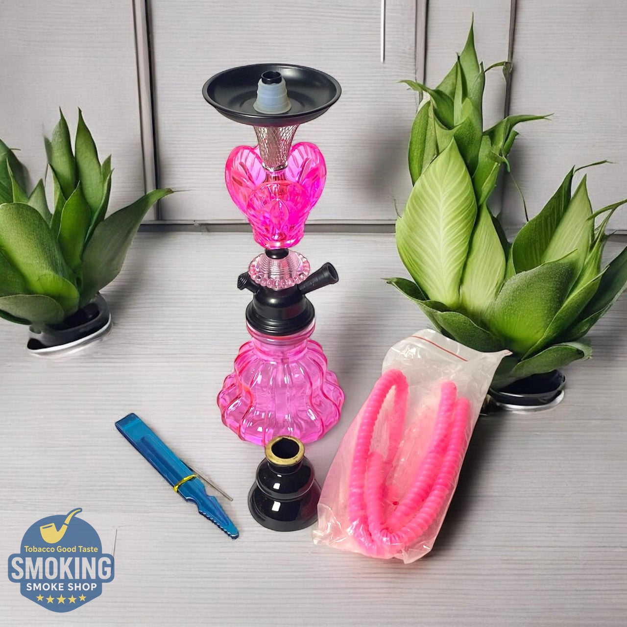 Malek Elzaman Mini Colored Fatota 32 CM shisha -  ملك الزمان ميني فطوطة شيشة 32 سم الوان