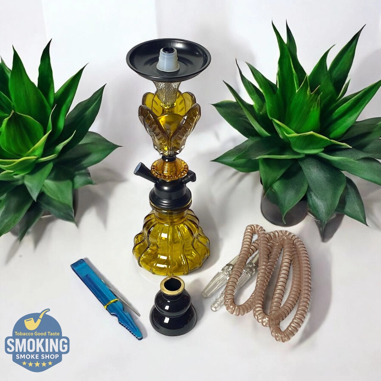 Malek Elzaman Mini Colored Fatota 32 CM shisha -  ملك الزمان ميني فطوطة شيشة 32 سم الوان