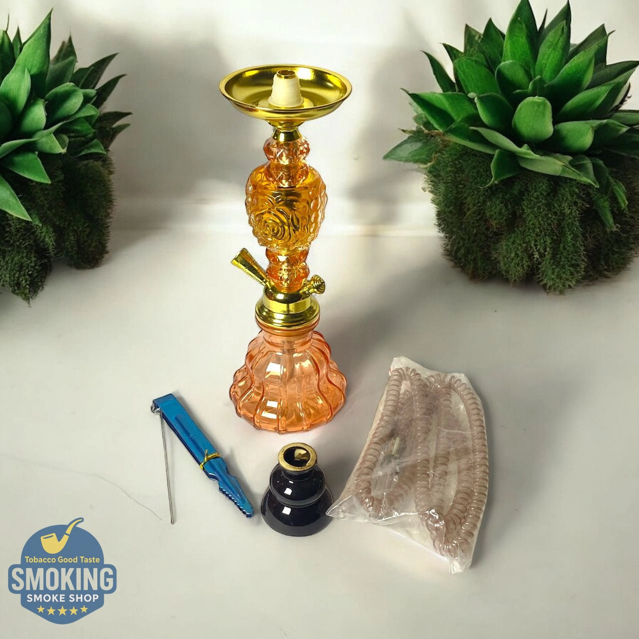 Malek Elzaman Mini Colored Fatota 32 CM shisha - ملك الزمان شيشة فطوطة الوان 32 سم 
