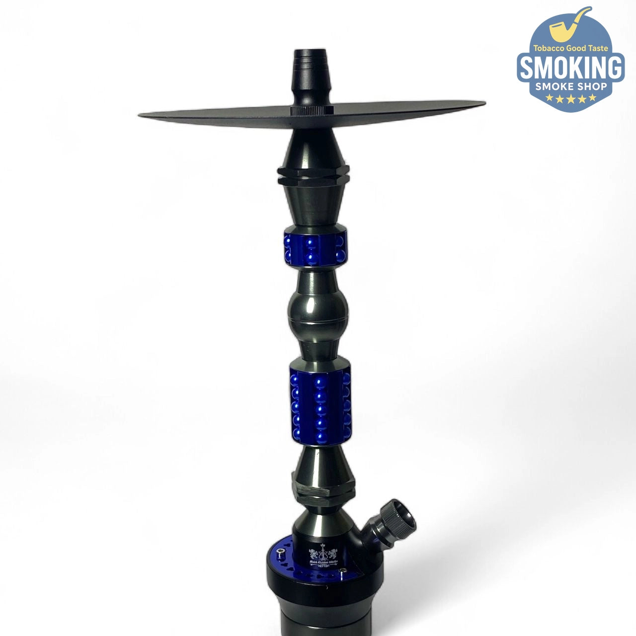 Malek Elzaman Metalic Shisha 52 CM With pack ملك الزمان شيشة ميتالك 52 سم مع شنطة 