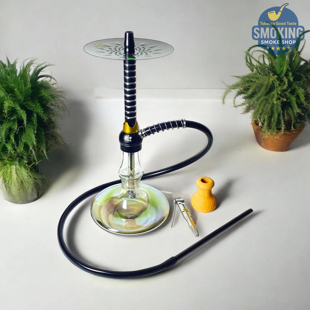 Malek Elzaman Modern 45 CM Shisha - ملك الزمان مودرن شيشة 45 سم 
