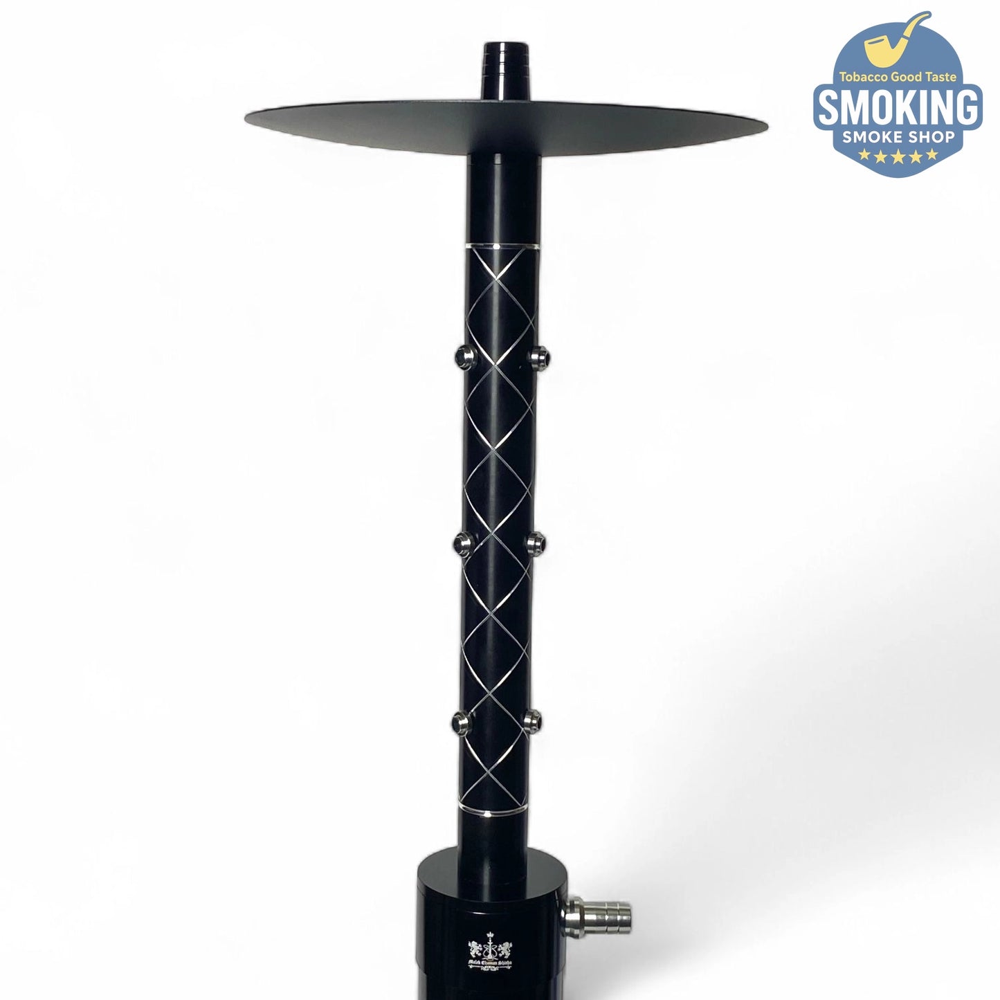 Malek Elzaman Black Diamond 64 CM Shisha ملك الزمان شيشة دايموند اسود 64 سم