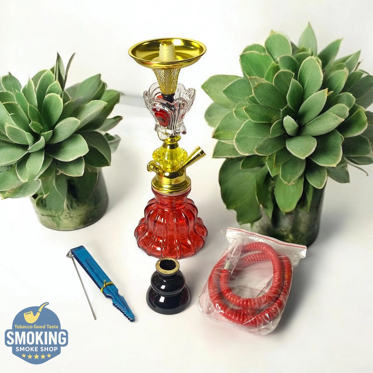 Malek Elzaman Mini Fatota 32 CM shisha - ملك الزمان شيشة فطوطة 32 سم ملونة