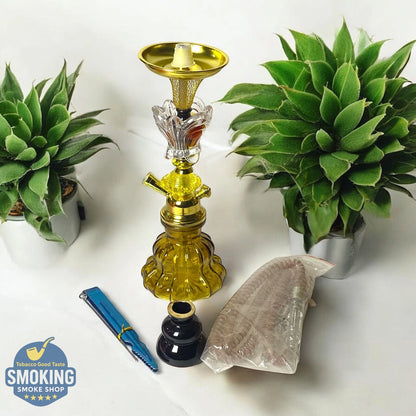 Malek Elzaman Mini Fatota 32 CM shisha - ملك الزمان شيشة فطوطة 32 سم ملونة