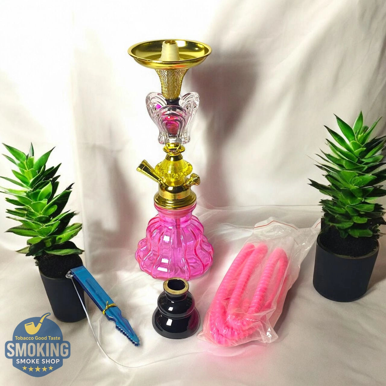Malek Elzaman Mini Fatota 32 CM shisha - ملك الزمان شيشة فطوطة 32 سم ملونة