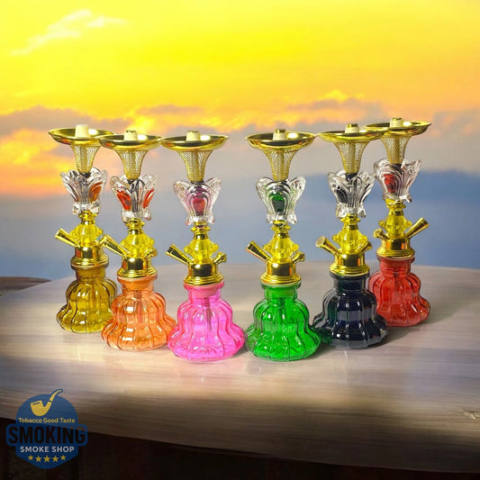 Malek Elzaman Mini Fatota 32 CM shisha - ملك الزمان شيشة فطوطة 32 سم ملونة