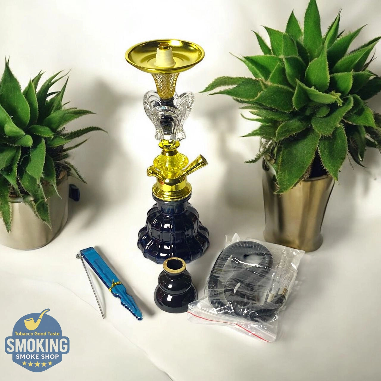 Malek Elzaman Mini Fatota 32 CM shisha - ملك الزمان شيشة فطوطة 32 سم ملونة