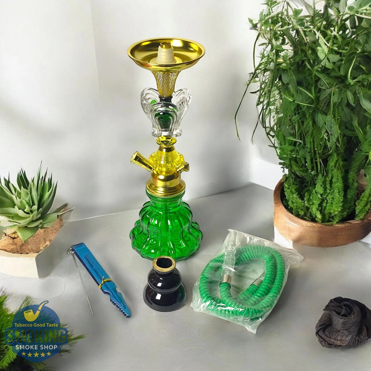 Malek Elzaman Mini Fatota 32 CM shisha - ملك الزمان شيشة فطوطة 32 سم ملونة