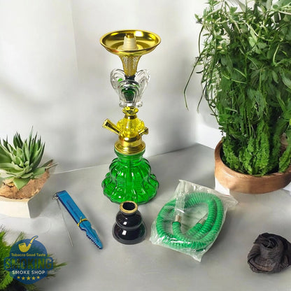 Malek Elzaman Mini Fatota 32 CM shisha - ملك الزمان شيشة فطوطة 32 سم ملونة