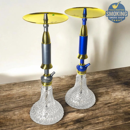 Malek Elzaman Goldish 65 CM Shisha ملك الزمان شيشة الاصدار الذهبي 65 سم 