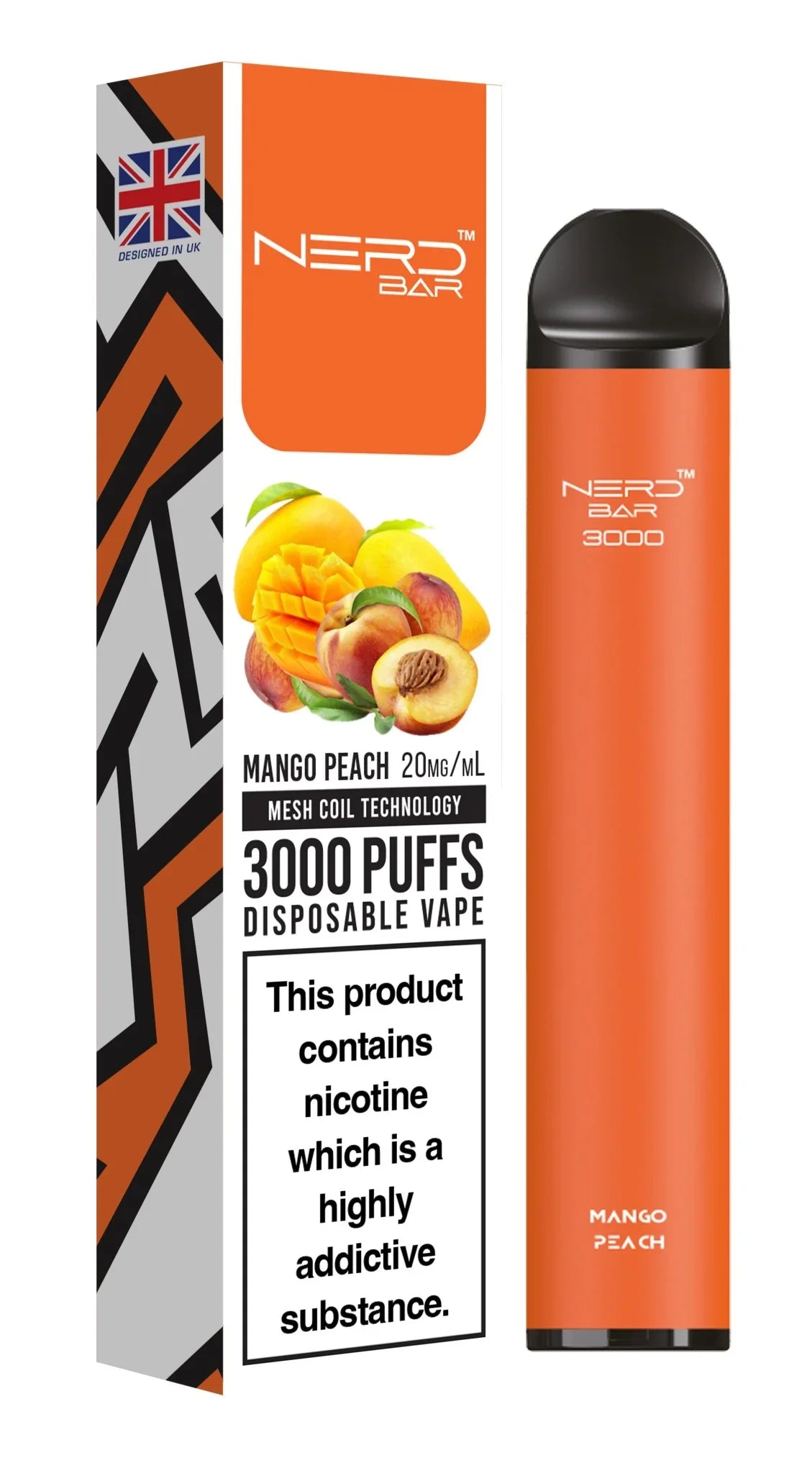 Nerd Bar 3000 Disposable Puffs بود نيرد 3 الاف سحبة 