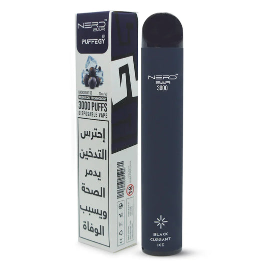 Nerd Bar 3000 Disposable Puffs بود نيرد 3 الاف سحبة 