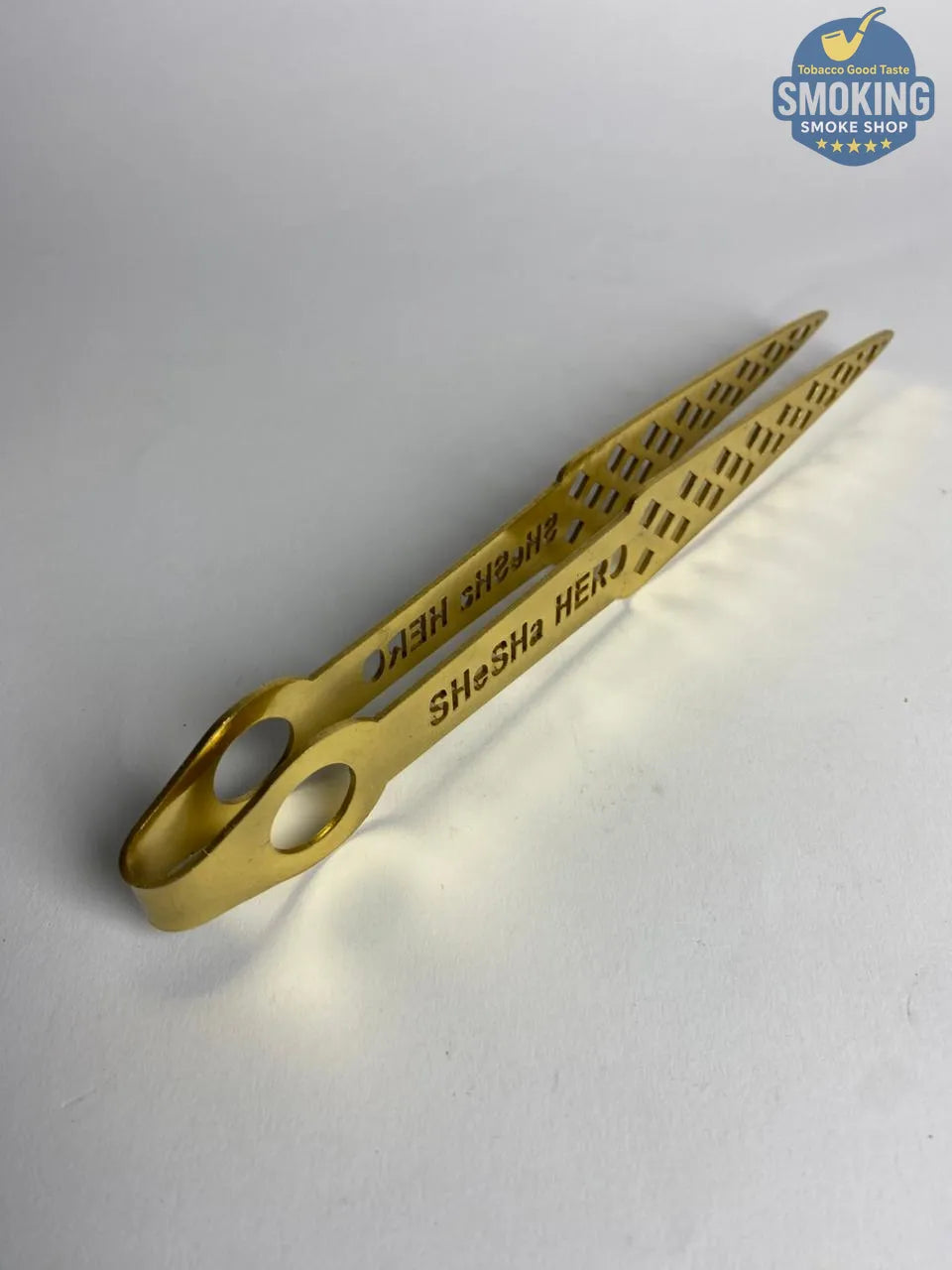 Shisha Charcoal Tong – ملقط فحم شيشة معدني ذهبي فاخر ✨