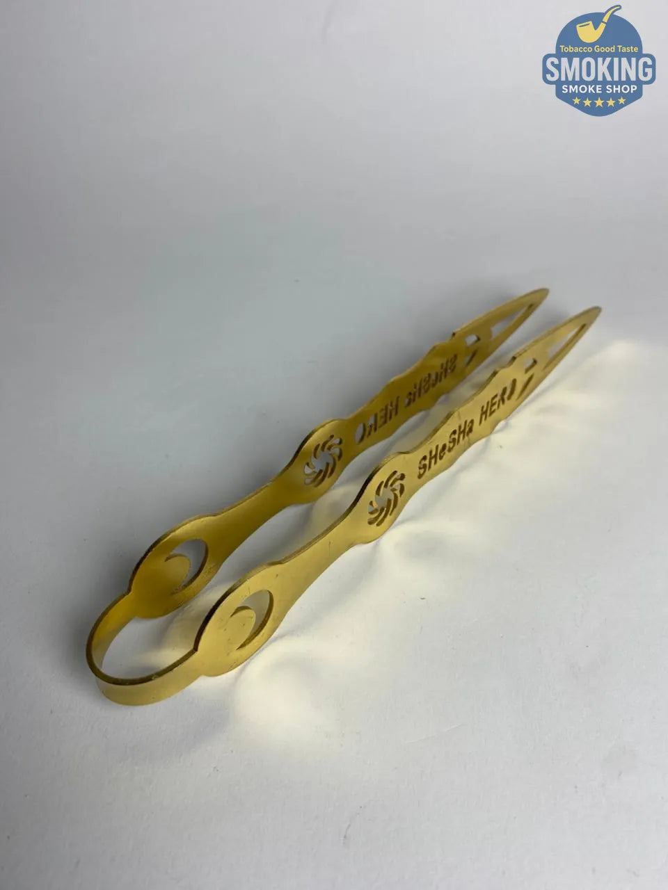 Shisha Charcoal Tong – ملقط فحم شيشة معدني ذهبي فاخر ✨