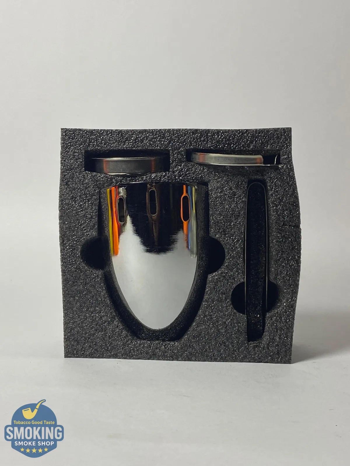 Stainless Steel Shisha Head Set - طقم راس (حجر) شيشة ستانلس ستيل ضد الهواء