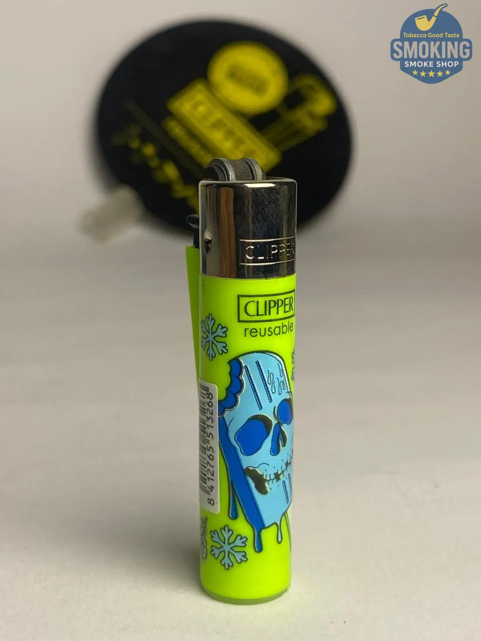 🍦 Clipper Ice Cream Skull — ولاعة كليبر آيس كريم سكُل صغيرة