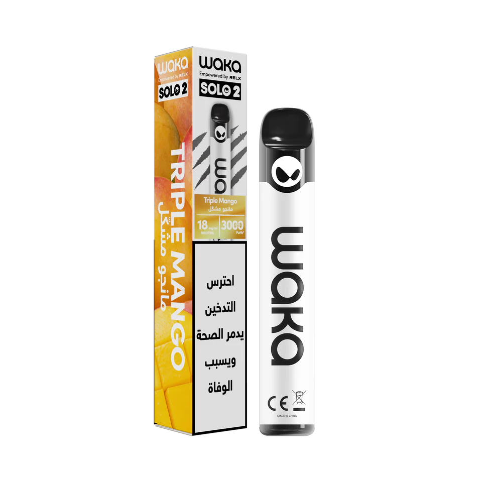 WAKA SOLO2 3k puffs بود واكا سولو 3 الاف سحبة سموكنج شوب