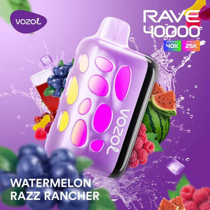 VOZOL RAVE 40K Disposable Puffs بود فوزول ريف 40 الف سحبة 