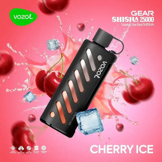 VOZOL GEAR SHISHA 25K نفخة للاستعمال مرة واحدة بود فوزول جير شيشة 25 الف سحبة