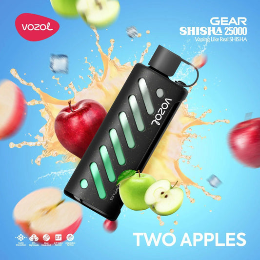 VOZOL GEAR SHISHA 25K نفخة للاستعمال مرة واحدة بود فوزول جير شيشة 25 الف سحبة