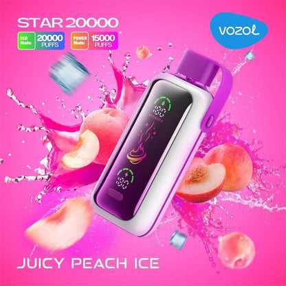 VOZOL STAR 20K Disposable Puffs بود فوزول ستار 20 الف سحبة 