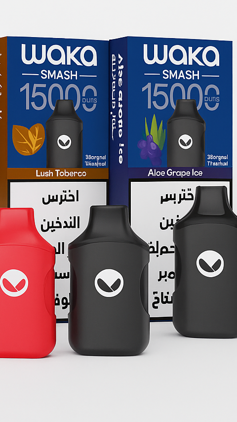 WAKA SMASH 15K Puffs بود واكا 15 الف سحبة سموكنج شوب 