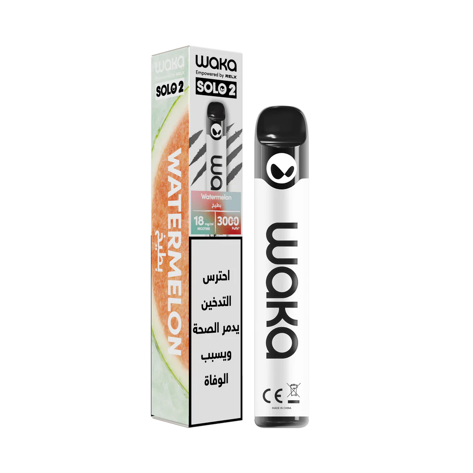 WAKA SOLO2 3k puffs بود واكا سولو 3 الاف سحبة سموكنج شوب