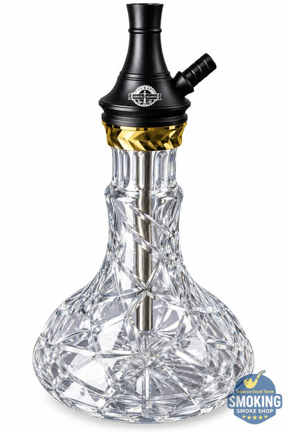 Yahya Elegance Hookah — شيشة يحيى اليجانس70  سم الجديدة 💨🔥 اسود وذهبي 