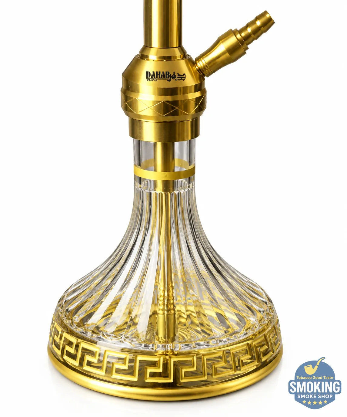 Dahab Yahya Hookah – شيشة دهب يحيى الفاخرة بتصميم خلايا واشكال هندسية 65 سم 