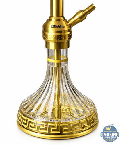 Dahab Yahya Hookah – شيشة دهب يحيى الفاخرة بتصميم خلايا واشكال هندسية 65 سم 