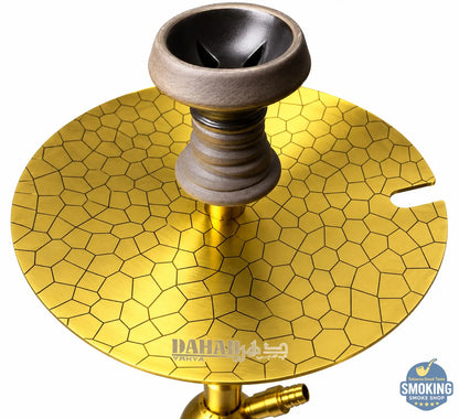 Dahab Yahya Hookah – شيشة دهب يحيى الفاخرة بتصميم خلايا واشكال هندسية 65 سم 