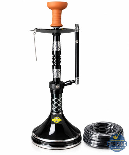 Yehia Elegance black Diamond 60 CM Shisha يحيي اليجانس  شيشة 60 سم بلاك دايموند 