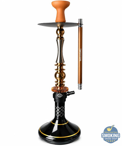 Yahya Elegance Hookah —  شيشة يحيى اليجانس الفاخرة 💨✨ 75 سم تصميم برونزي