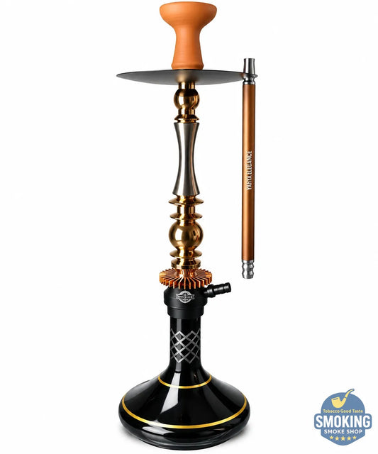 Yahya Elegance Hookah —  شيشة يحيى اليجانس الفاخرة 💨✨ 75 سم تصميم برونزي
