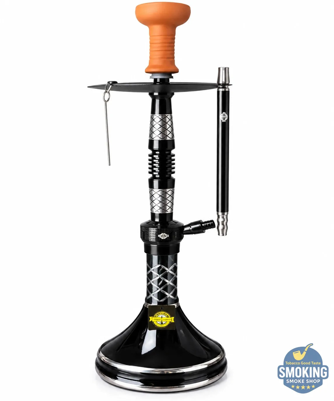 Yehia Elegance black Diamond 60 CM Shisha يحيي اليجانس  شيشة 60 سم بلاك دايموند 