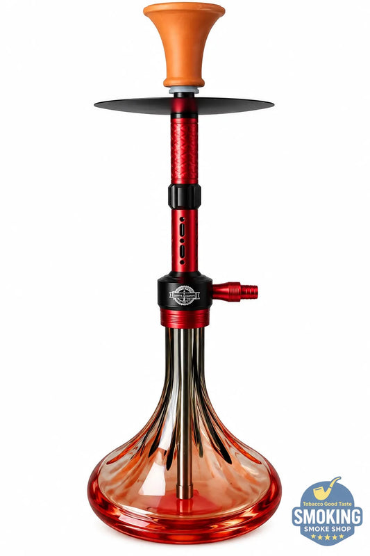شيشة يحيي اليجانس اصدار احمر – طقم كامل بشنطة Yehia elegance Hookah Set – Travel Case Edition 55 سم 
