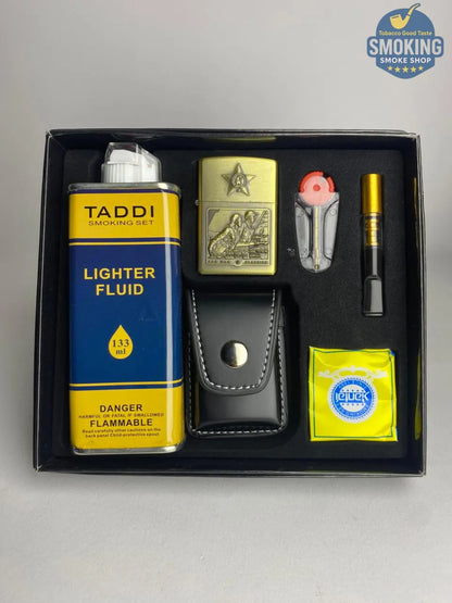 🔥 Smoking Set – طقم ولاعة زيبو فاخر